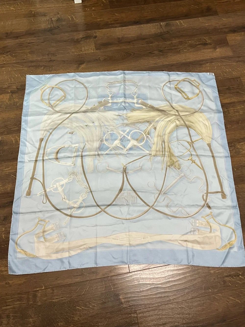 Hermès Projets Carrés Silk Twill Scarf